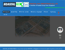 Tablet Screenshot of koastal-eco.com.vn